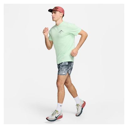 Maglietta a maniche corte Nike Dri-Fit Trail Green Uomo