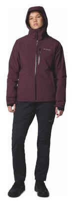 Chaqueta impermeable Columbia Explorer's Edge II para mujer Morado