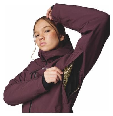 Chaqueta impermeable Columbia Explorer's Edge II para mujer Morado