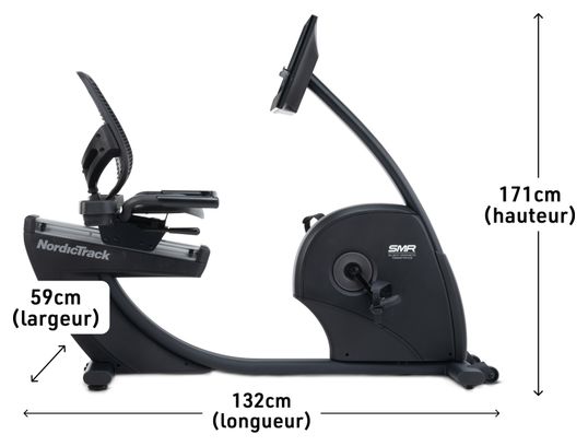 Vélo d'appartement Semi Allongé GX LE / 26 niveaux de résistance
