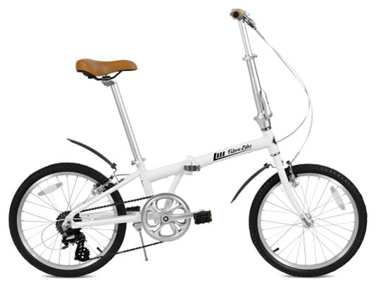 FabricBike Folding - Vélo pliant 20  Matte White 7V (garde-boue)