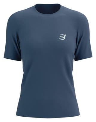 Compressport Performance Kurzarm Trikot Blau Damen