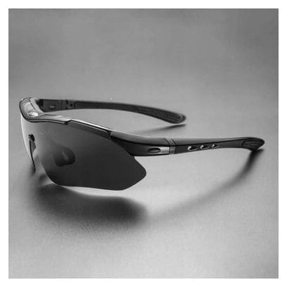 Rockbros Lunettes de vélo polarisées - Noir