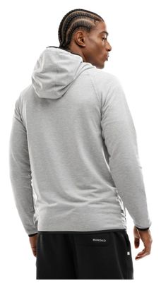 Sweat à capuche fitness homme Challenger Gris Nacré