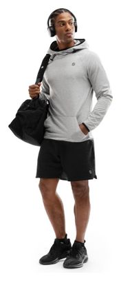 Sweat à capuche fitness homme Challenger Gris Nacré