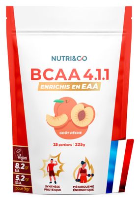 BCAA en Poudre 4.1.1 - Saveur Pêche - 228g