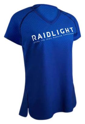 Maillot manches courtes Femme Raidlight Ripstretch Made in France Bleu