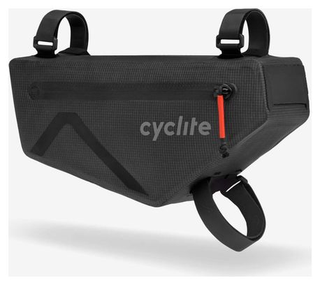Borsa da telaio Cyclite piccola / 02 | 1,4 L | Nera