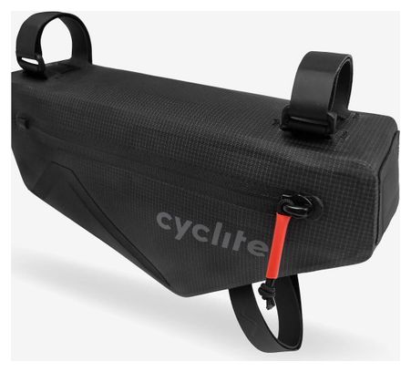 Borsa da telaio Cyclite piccola / 02 | 1,4 L | Nera
