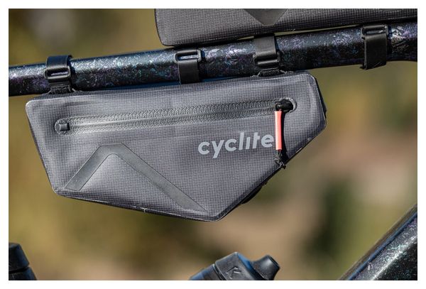 Borsa da telaio Cyclite piccola / 02 | 1,4 L | Nera