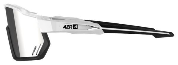 Coffret Lunettes Azr Pro Race RX Blanc / Ecran Miroir Gris + Ecran Transparent