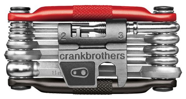 CRANKBROTHERS Multi-Outils M17 17 Fonctions Noir Rouge