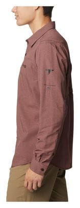 Columbia Irico Ls Update Purple Men's Long Sleeve T-Shirt