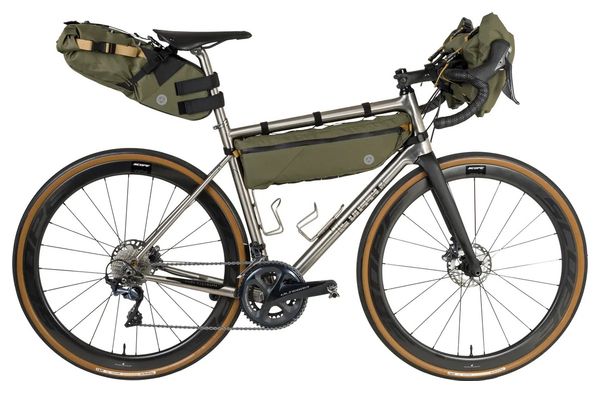Sacoche de Cadre Agu Tube Frame Bag Venture 5.5L Armée Vert