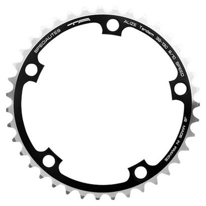 VGEBY pédalier de vélo en aluminium Pédalier de Vélo 104BCD Trou carré