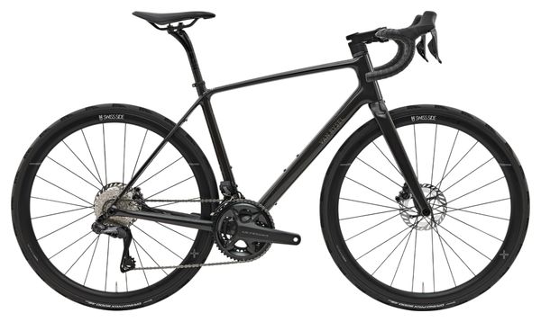 Bicicletta da strada Van Rysel EDR CF Ultra Shimano Ultegra Di2 12V 700 mm Nero