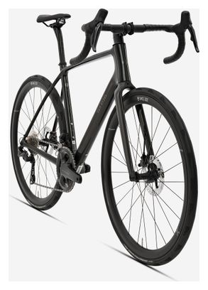 Bicicletta da strada Van Rysel EDR CF Ultra Shimano Ultegra Di2 12V 700 mm Nero