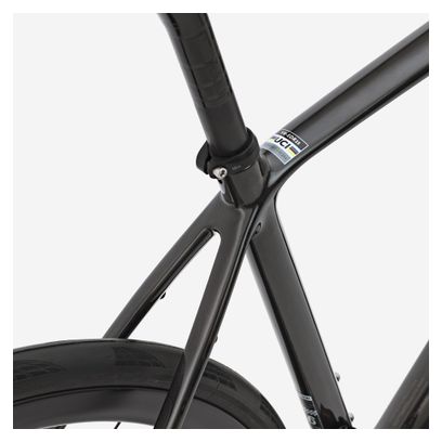 Bicicletta da strada Van Rysel EDR CF Ultra Shimano Ultegra Di2 12V 700 mm Nero