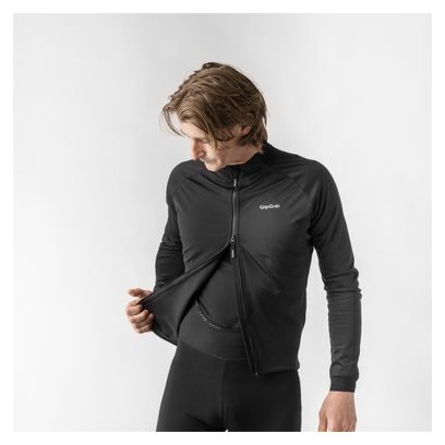 Winddichte GripGrab ThermaShell Jacke Schwarz