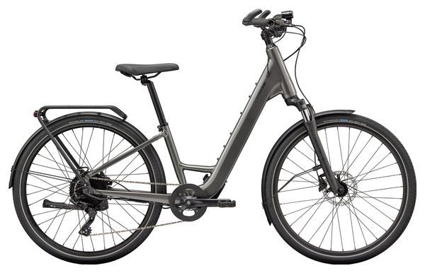 Bicicleta eléctrica urbana Cannondale Mavaro Neo SL 1 Low Step MicroShift 8V 360 Wh 27,5'' Gris