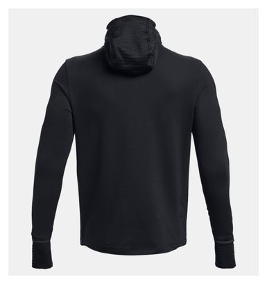 Under Armour Qualifier Cold Thermal Hooded Top Schwarz