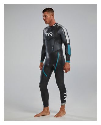 Tyr Hurricane Cat 3 Zilver/Blauw/Roze Heren Neopreen Wetsuit