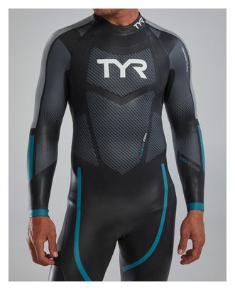 Tyr Hurricane Cat 3 Zilver/Blauw/Roze Heren Neopreen Wetsuit