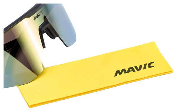 Toallita de microfibra amarilla para gafas Mavic