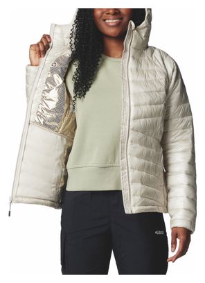 Columbia Labyrinth Loop II Hooded Beige Women's Down Jacket