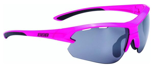 BBB Glasses Impulse small Pink brill PC Smoke flash mirror lenses