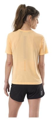 Compressport Performance Yellow Women's Jersey met korte mouwen