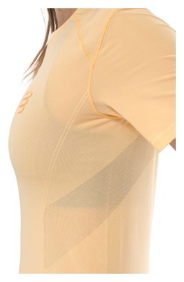 Compressport Performance Yellow Women's Jersey met korte mouwen