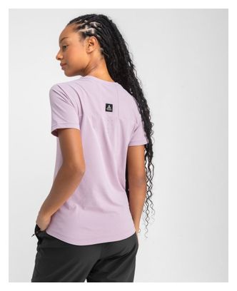 T-shirt randonnée manches courtes femme Stave Violet
