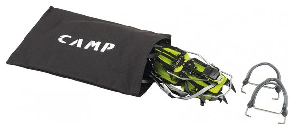 Camp Ascent Auto y Crampones verdes semiautomáticos