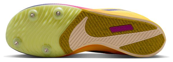 Zapatillas de atletismo Nike Zoom Rival Distance amarillas/moradas unisex