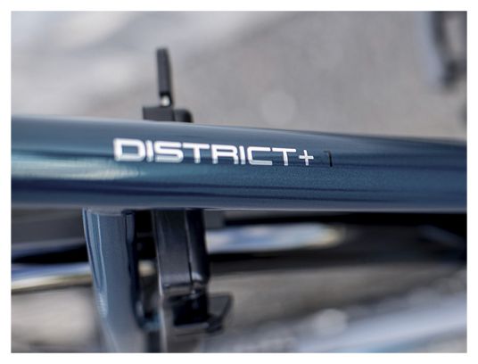 Vélo de Ville Électrique Trek District+ 1 Lowstep 300wh Shimano Nexus 7V Dark Aquatic 2022