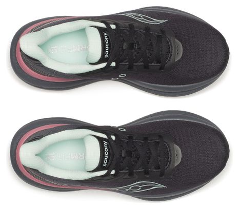 Saucony Triumph 23 Laufschuhe Schwarz/Rosa Damen