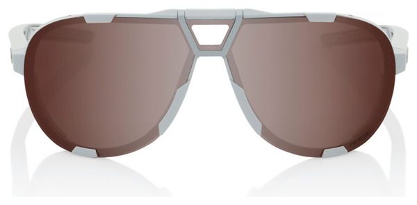 Lunettes 100% Westcraft Soft Tact Cool Gris - HiPER Miroir Silver