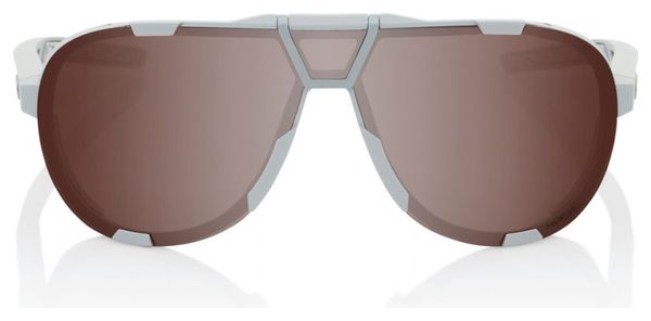 Lunettes 100% Westcraft Soft Tact Cool Gris - HiPER Miroir Silver