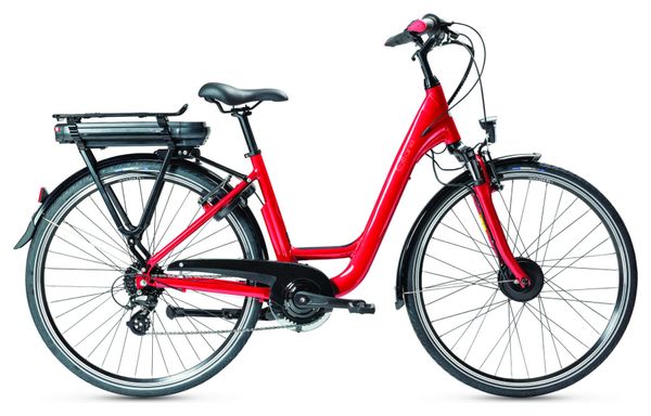 Bicicleta de ciudad eléctrica Gitane ORGANe-Bike Lady Shimano Tourney / Altus 8S 400 Wh 700 mm Rojo 2021