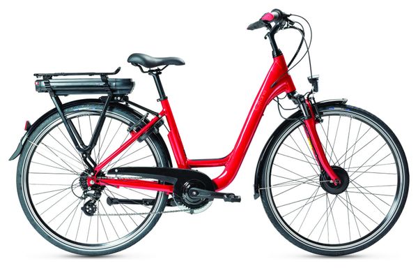 Gitane ORGANe Bike Lady Electric City Bike Shimano Tourney Altus 8S 400 Wh 700 mm Red 2021 Alltricks