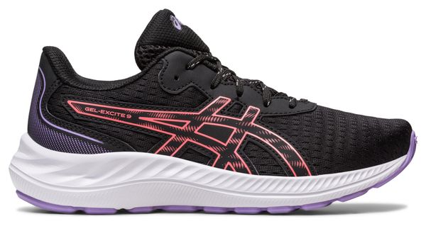 Asics Gel Excite 9 GS Running Shoes Black Pink Child