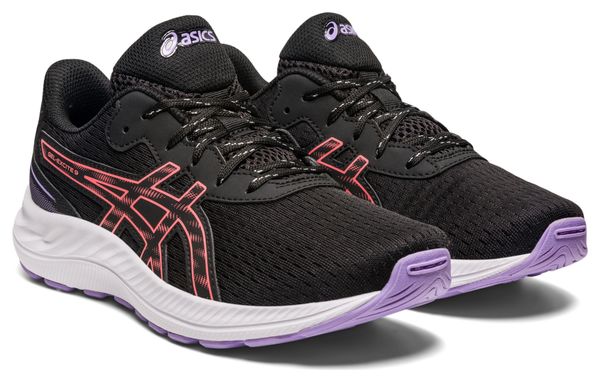 Asics Gel Excite 9 GS Running Shoes Black Pink Child