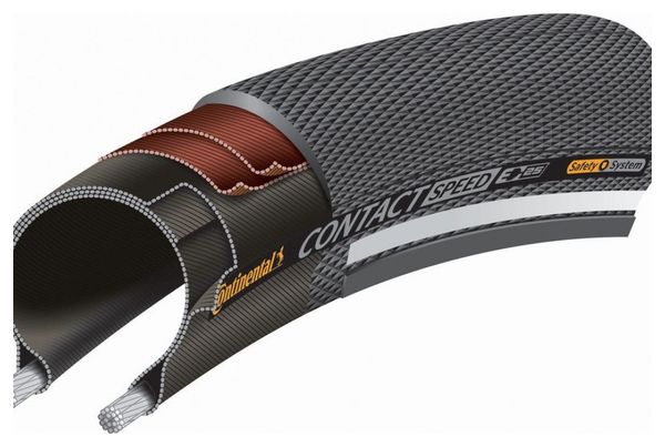 PNEU CONTINENTAL CONTACT SPEED 700x28C REFLEX NOIR