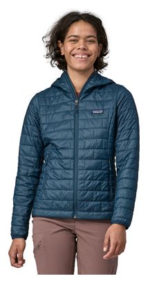 Daunenjacke Damen Patagonia Nano Puff Hoody Blau