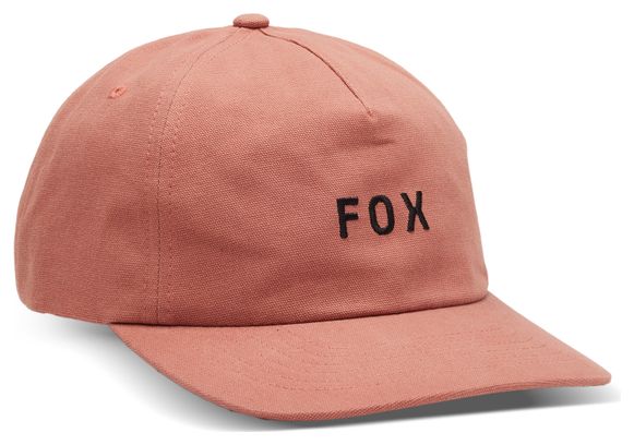 Fox Women's Wordmark Adjustable Cap Coral Red