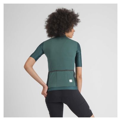 Maillot Sportful Supergiara de manga corta para mujer Verde