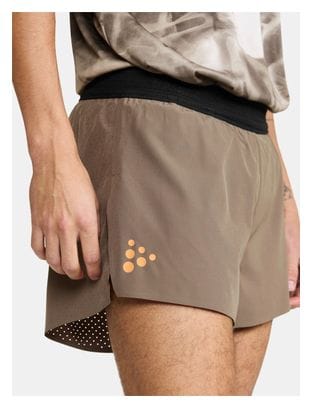 Craft Pro Hypervent Pantalón Corto Dividido Beige Hombre