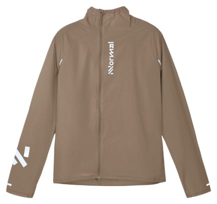 Giacca antivento NNormal Trail Wind marrone da donna