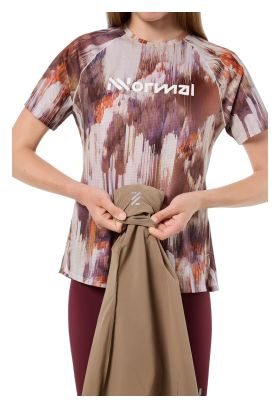 Giacca antivento NNormal Trail Wind marrone da donna